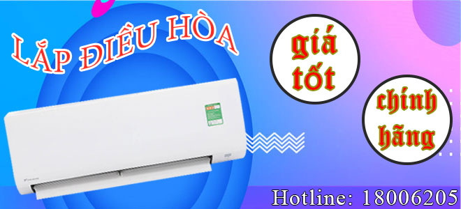 Lắp điều hòa nhận nhiều ưu đãi