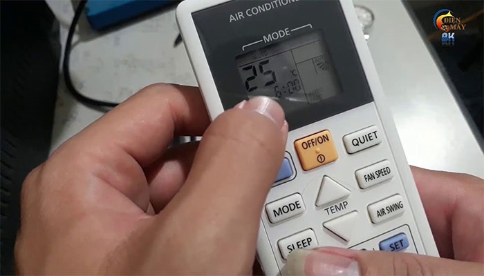 Điều hoà Panasocic hướng dẫn cài đặt hẹn giờ bật - tắt máy
