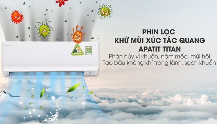 Điều hòa Daikin FTHF25RAVMV có chức năng gì ngoài sưởi ấm?