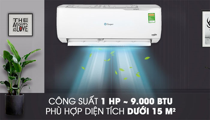 Điều hoà Casper GC-09TL32 mang đến nhiều tiện ích trong cuộc sống