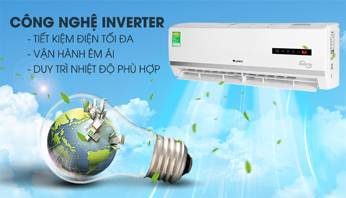 Điều hòa Gree GWH12WA-K3D9B7I có 3 công nghệ ưu việt