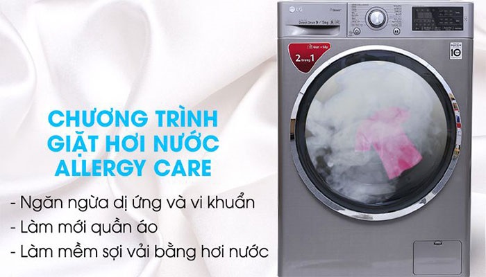 Top 3 máy giặt LG 9kg giá tốt cuối năm 2020