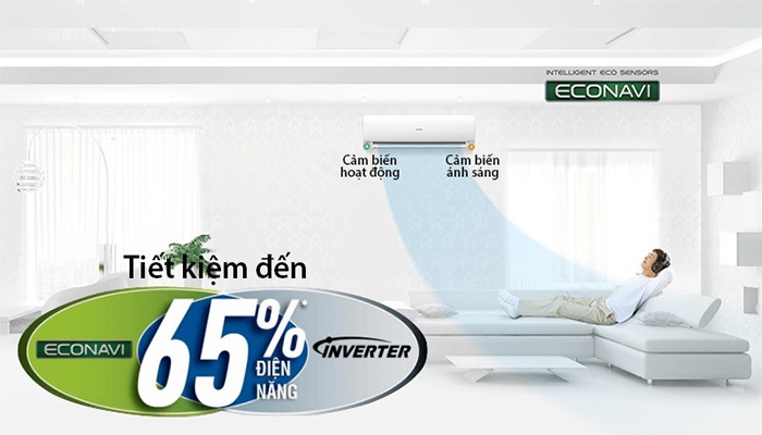 Siêu tiết kiệm điện với điều hòa Panasonic 2 chiều CU/CS-Z12VKH-8