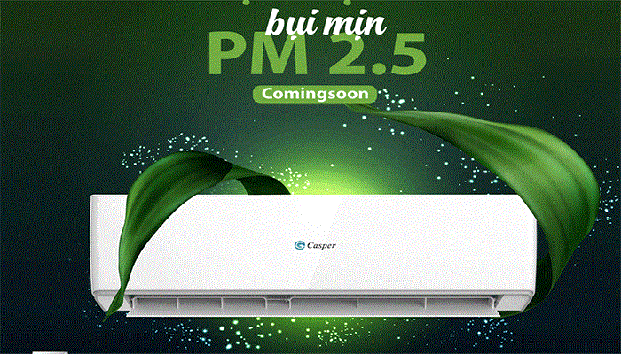Điều hòa lọc bụi min PM2.5 Casper GH-09TL25 bảo vệ sức khỏe