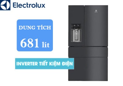 Tủ lạnh Electrolux 681 lít inverter EHE6879A-B